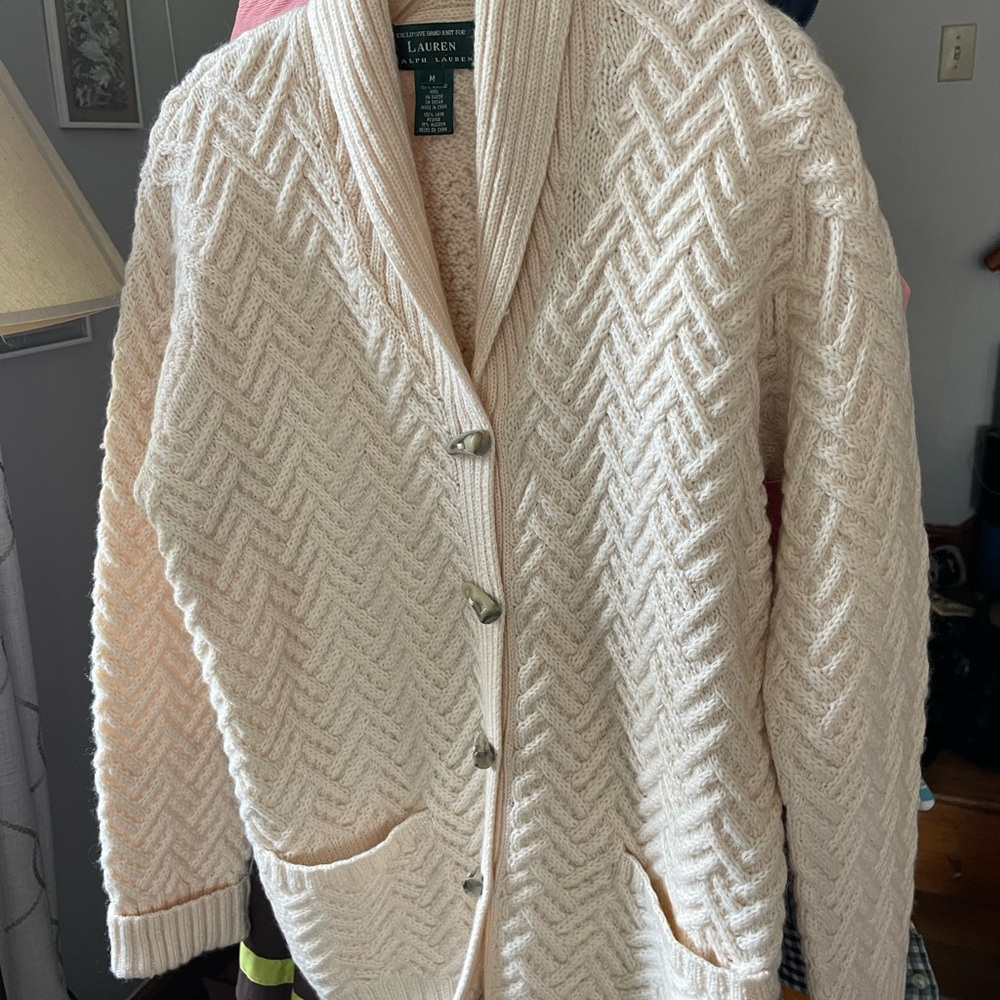 Ralph Lauren hand knit cardigan